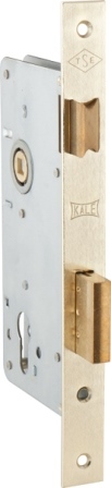 Корпус замка врезного цилиндрового 152/R (40 mm) w/b (латунь) KALE KILIT