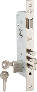 Замок врезной цилиндровый 152/3MR (45 mm) (никель) 3 кл. KALE KILIT