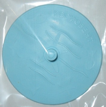 Пробка-присоска универсальная для ванн и раковин (светло-голубая)