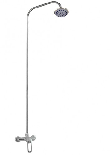 Смеситель настенный д/душа ЦС-СМ 293-2/1 на стационарной трубке с кронштейном,М-43,лейка №5