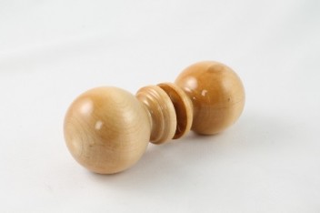 Ручка-кнопка деревянная шар, лак светлая 1-0700 Ликон