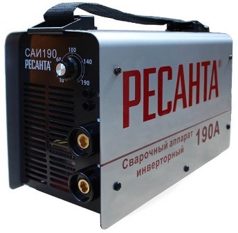 Инвертор сварочный САИ 190 Ресанта (220 В, 10-190 А, ПВ 70%, 5,5 кВт)