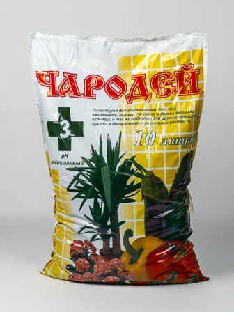 Почвогрунт №3 универсальный для рассады нейтральный 10л. ЧАРОДЕЙ