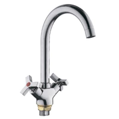 Смеситель д/кухни 1/2" мет-кер Крест на гайке R40602 "FRUD"