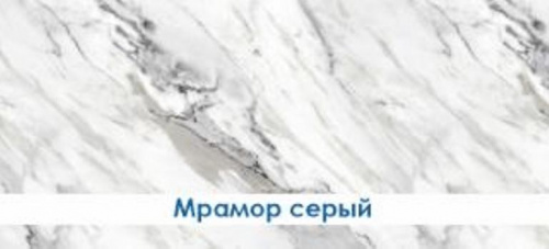 Экран д/ванн "Ультра легкий" мрамор серый 1.68м, мин упак (2 шт)