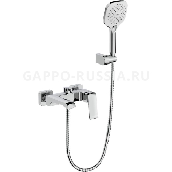 Смеситель д/ванны шар. кор. нос хром G3250-8 "Gappo"