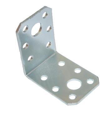 Уголок крепежный 50*50*35*1,5 цинк Кунгур