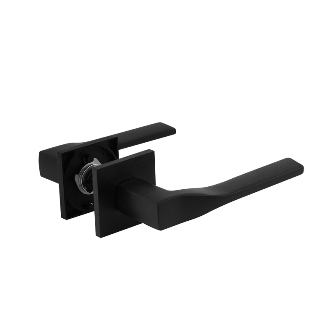 Ручка дверная Slim 140К черный "Нора-М"