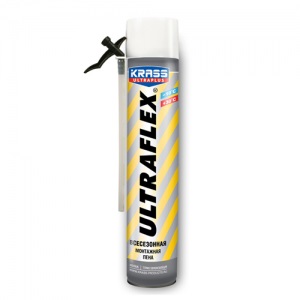 Пена монт KRASS ULTRAFLEX Всесезонная 0,65л Россия
