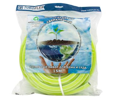Шланг поливочный д13мм садовый Soft-Touch (бухта 15м) AQualink