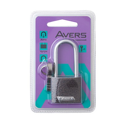 Замок висячий Avers PD-01-38-L-Blister