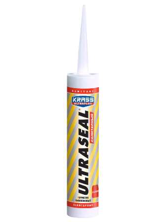 Герметик силиконовый KRASS Ultraseal санитарный Бесцветный 260мл ЛС
