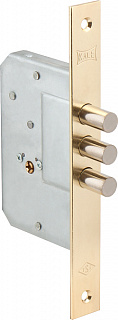 Замок врезной крестообразный 189/3MF (45 mm) (латунь) 3 кл. KALE KILIT