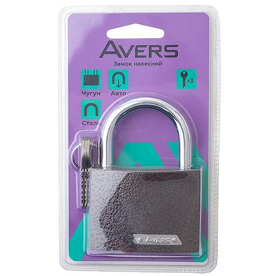 Замок висячий Avers PD-01-75-Blister