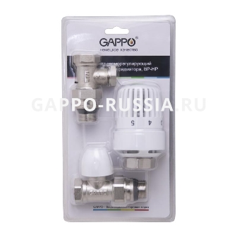 Комплект терморегулируемый прямой 1/2 G460 "Gappo"