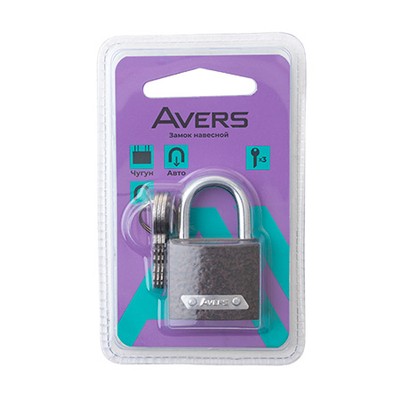 Замок висячий Avers PD-01-32-Blister