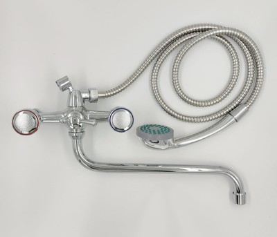 Смеситель для ванны, латунь, керамика 202-02 Brass aQuaDv