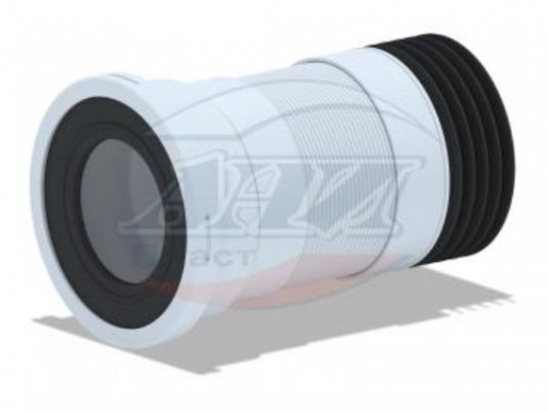 Гофра для унитаза средний 280-550мм K718R (каучук)"АНИ"