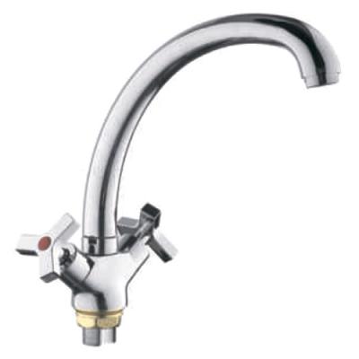 Смеситель д/кухни 1/2" мет-кер Крест на гайке R42602 "FRUD"