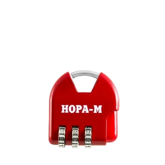 Замок навесной кодовый 601 (Красный) "Нора-М"