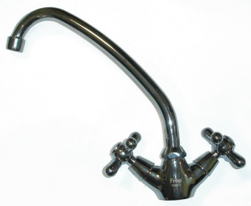 Смеситель д/кухни 1/2" люкс мет-кер F4125 "Frap"