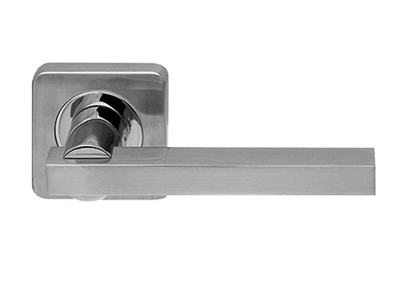 Ручка раздельная ORBIS SQ004-21SN/CP-3 матовый никель/хром Armadillo