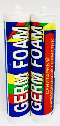 Герметик санитарный ПРОЗРАЧНЫЙ 280мл 280г "GERMFOAM"