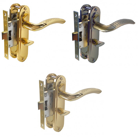 Защелка с ручкой 3025 SN "САЗАР"