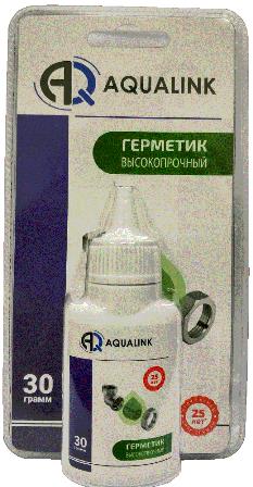 Клей-герметик "Высокопрочный анаэробный "30 г в блистере"AQualink"