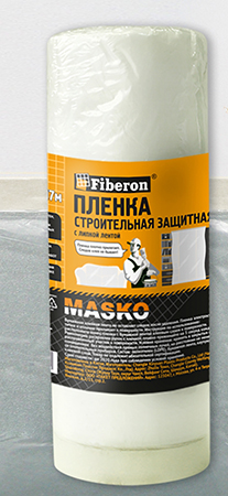 Пленка защитная с клейким слоем 1100мм x 17м "Fiberon"