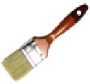 Кисть плоская ПРОФИ, натуральная щетина, 50 мм 480 Китай 0104112 "T4P"/"TOOLBERG"