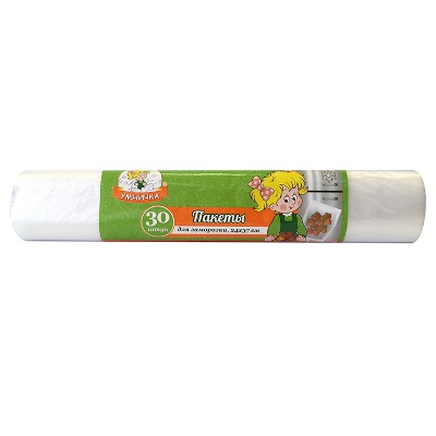 Пакеты для заморозки "Умничка" 24*37*30 шт, МП