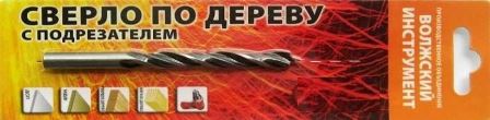 Сверло по дереву с подрезателем 4,0 мм в ПВХ-упаковке Самара